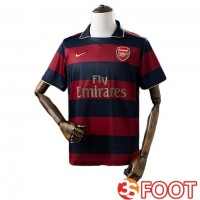 Maillot De Foot Arsenal Retro Third Rouge Bleu Royal 2007-2008
