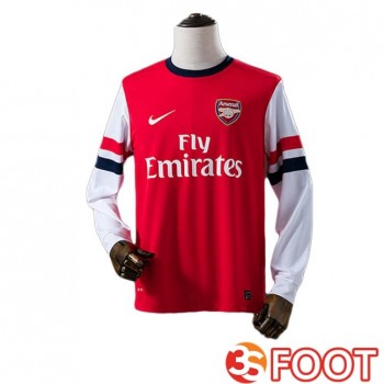 Maillot De Foot Arsenal Retro Domicile Manche Longue Rouge 2012-2013