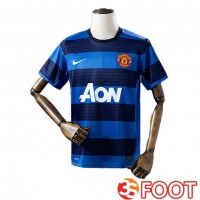 Maillot De Foot Manchester United Retro Exterieur Bleu 2011-2012